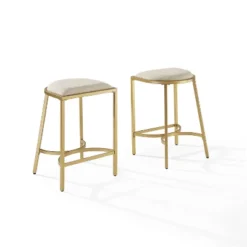 Set Of 2 Ellery Counter Height Barstools - Crosley -Furniture Specialty Store GUEST 22cf2fd0 8919 4984 a245 0e5a95e1b751