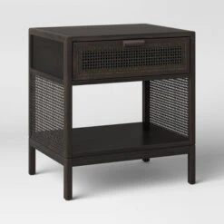 Minsmere Caned Accent Table With Drawer - Threshold™ -Furniture Specialty Store GUEST 23659c74 8dfe 46e6 9a26 29fa08c881e2