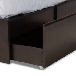 Queen 6 Drawer Blaine Wood Platform Storage Bed Dark Brown - Baxton Studio 16 Queen 6 Drawer Blaine Wood Platform Storage Bed Dark Brown - Baxton Studio -Furniture Specialty Store GUEST 2381bfe9 0b20 433f 85bd b0dede164587