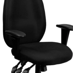 Emma And Oliver High Back Fabric 3-Paddle Ergonomic Swivel Office Chair Adjustable Arms -Furniture Specialty Store GUEST 23a16cb1 3ecd 44a9 b9ec 469f7a80678d