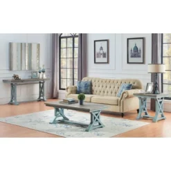 Skye Occasional Fold Out Console Table Blue - Treasure Trove Accents -Furniture Specialty Store GUEST 23db3e0b 28fd 410e 8268 35d40fae0c5f