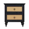 Newcomb 2 Drawer Nightstand Black - Sango -Furniture Specialty Store GUEST 254ca4aa 55ed 47a8 8209 b24dc0dd61d9