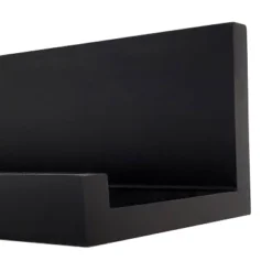 Set Of 2 (24") Modern Picture Ledge Wall Shelf Black - Inplace -Furniture Specialty Store GUEST 25ab95c1 6e28 41e1 be79 c4e8e1de9b49