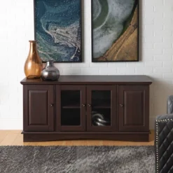 4 Door Closed Storage TV Stand For TVs Up To 55" - Saracina Home -Furniture Specialty Store GUEST 25bf1da1 c2cb 41ec 8c91 49c95c506608