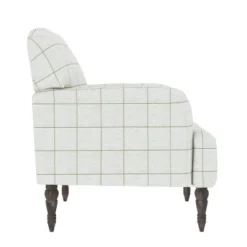 Everlee Armchair With Gray Wash Legs - Handy Living -Furniture Specialty Store GUEST 25ebd597 db70 475e b050 f00bfc189be0