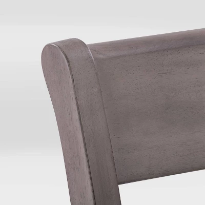 7pc New York Wood Dining Set Washed Gray - CorLiving 9 7pc New York Wood Dining Set Washed Gray - CorLiving - Image 7