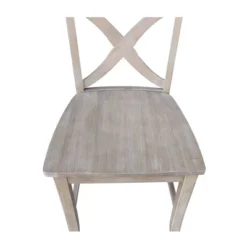 24" Vinyard Counter Height Barstool Washed Gray/Taupe - International Concepts -Furniture Specialty Store GUEST 26e21956 7068 46a5 983e 0fe74d91975a