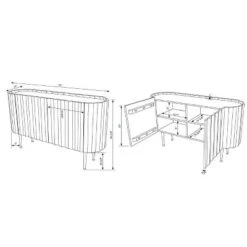 Samaire 2 Door Console - Powell Company -Furniture Specialty Store GUEST 26f8f5b1 9028 43ba a6e7 d3a6d764ad70