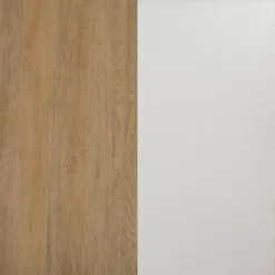 Modern 2 Door TV Stand For TVs Up To 65" Solid White/Coastal Oak/White - Saracina Home -Furniture Specialty Store GUEST 27ad982d 132e 4f68 8669 7ec470d45358