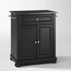 Alexandria Black Granite Top Portable Kitchen Island/Cart - Crosley -Furniture Specialty Store GUEST 27b9298b 8111 4ea6 bbda c9025c4f7cdd