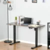 Vinsetto Electric Height Adjustable Standing Desk With 48" Desktop, 4 Memory Button Control And Anti-Collision System, Teak/Black 1 Vinsetto Electric Height Adjustable Standing Desk With 48" Desktop, 4 Memory Button Control And Anti-Collision System, Teak/Black -Furniture Specialty Store GUEST 27bff025 b36a 4361 abd2 9945ae38987d