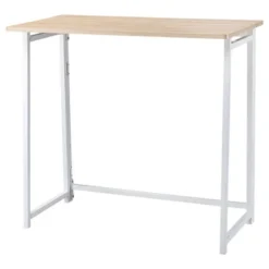HOMCOM Writing Desk, 31.5" Folding Table For Small Space, Computer Desk With Metal Frame, Space-Saving Workstation For Home Office -Furniture Specialty Store GUEST 27c16c5f d761 494c 903b 2c9428e3eab2