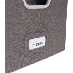 Internet's Best 2-Pack Collapsible File Storage Organizer With Lid - Grey -Furniture Specialty Store GUEST 28cf6e42 99d3 4713 80f1 ecdd4b6c0b99