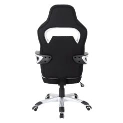 Ergonomic Upholstered Racing Style Home & Office Chair Gray/Black - Techni Mobili -Furniture Specialty Store GUEST 2900c510 9777 4bc7 b486 f1737f36f0c2