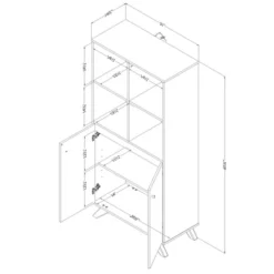 Flam Storage Unit Natural Walnut - South Shore -Furniture Specialty Store GUEST 292235d7 069b 4393 b76d 14f7246a3fdf