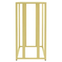 Adri Rectangular Console Sofa Table With Glass Top Matte Brass - Coaster -Furniture Specialty Store GUEST 294a2969 e85e 4d08 a6be 52521a329394