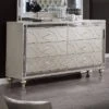 La Mesa 6 Drawer Glam Dresser Silver - HOMES: Inside + Out -Furniture Specialty Store GUEST 29a21143 92e0 4fc0 9a88 ef477845213f