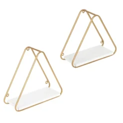 2pc Tilde Triangle Accent Shelf Set - Kate & Laurel All Things Decor -Furniture Specialty Store GUEST 2a2cb715 b275 4352 9ee4 4cb412971351