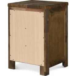 Stratford 3 Drawer Nightstand Rustic Brown - Finch -Furniture Specialty Store GUEST 2a96db1c aff7 4559 b2f6 758896a3e080