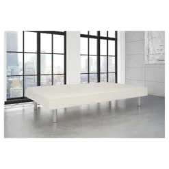 Naomie Futon Sofa Bed White - Room & Joy -Furniture Specialty Store GUEST 2aa252fe 8da5 44e9 a93d cf6924e5fbb1