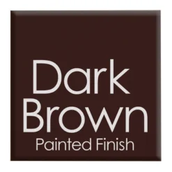 Lavish Home 5-Tier Ladder Shelf – Leaning Storage Bookcase, Dark Brown, Set Of 2