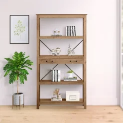 Saint Birch Honduras 4-Shelf Bookcase -Furniture Specialty Store GUEST 2bac25df 187c 4a46 a465 a7b4de023e38