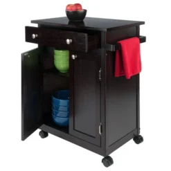 Savannah Kitchen Cart Wood/Coffee - Winsome -Furniture Specialty Store GUEST 2c0bf970 960c 4c60 878a f55f2d7cc88c