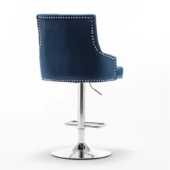Better Home Products Monroe Velvet Tufted Adjustable Swivel Bar Stool Set Blue -Furniture Specialty Store GUEST 2ca44bd2 7913 45ed aeb1 06d6646dcad3