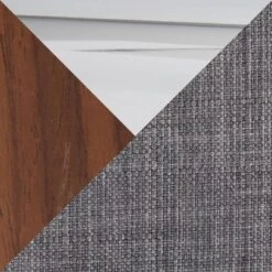 Set Of 2 Trevi Upholstered Barstools Gray/Walnut - Lumisource -Furniture Specialty Store GUEST 2d078fe7 6c48 4574 adac 288c172b5695