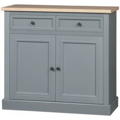 HOMCOM Sideboard Buffet Cabinet With Storage Drawers, 2 Door Kitchen Storage Cabinet With Adjustable Shelves, Coffee Bar For Living Room, Dark Gray -Furniture Specialty Store GUEST 2d0e8704 c6b1 4b38 9075 fce923fc4793