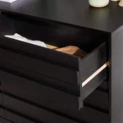 Ilya Solid Wood Modern Panel Front 6 Drawer Dresser - Saracina Home -Furniture Specialty Store GUEST 2dc1e829 bc08 48d3 8058 ca72b93eb72b