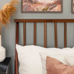 Boho Solid Wood Spindle Platform Bed - Saracina Home -Furniture Specialty Store GUEST 2e030a6f 4f27 4e38 93bf c028f836cd37