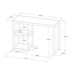 Carson Wood Writing Desk With Storage White - Threshold™ -Furniture Specialty Store GUEST 2e25fab9 58e1 4d1d ab2f 351e9f9fb385