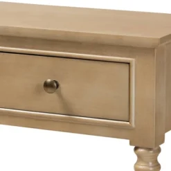 3 Drawer Calvin Wood Entryway Console Table - Baxton Studio -Furniture Specialty Store GUEST 2ec27919 1ea0 4384 ae7e 8c2c3fce7300