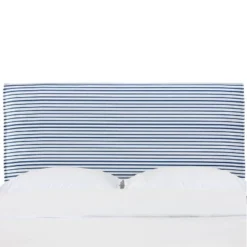 French Seam Slipcover Headboard In Nautical Stripe Navy - Cloth & Company -Furniture Specialty Store GUEST 2ec4c569 eb48 46c2 a6a1 097c382737a5