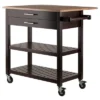 Langdon Kitchen Cart Cappuccino - Winsome 2 Langdon Kitchen Cart Cappuccino - Winsome -Furniture Specialty Store GUEST 2f1e89a4 3759 4dab 9aa2 9c6038cbb08c