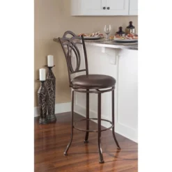 Colton Barstool Brown - Linon -Furniture Specialty Store GUEST 2f7e1bed 0f98 45e7 af54 75c25022b339