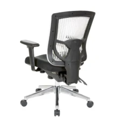 Contoured Plastic Back Manager's Chair White - OSP Home Furnishings -Furniture Specialty Store GUEST 2f9b741c f634 4bc7 a220 9f423173db01