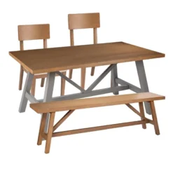 Trelltre Rectangular Dining Table Natural/Gray - Aiden Lane -Furniture Specialty Store GUEST 2fca957e 4613 4907 9ba5 ec37208bf43e