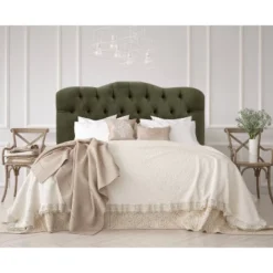 King Tufted Headboard Velvet Loden - Skyline Furniture -Furniture Specialty Store GUEST 302df458 d816 455c b165 6b46fa0f6da1
