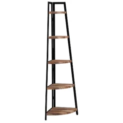 70" Free Standing 5 Tier Pyramid Corner Shelf - Danya B. 20 70" Free Standing 5 Tier Pyramid Corner Shelf - Danya B. -Furniture Specialty Store GUEST 30596829 da7f 4fcc 92a1 4e0853868941