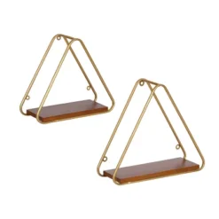 2pc Tilde Triangle Accent Shelf Set - Kate & Laurel All Things Decor -Furniture Specialty Store GUEST 3088d826 f618 42a1 9bb8 c7170db4c369