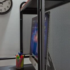 ICarus Mesh Gaming Desk With Wood Desktop - X Rocker -Furniture Specialty Store GUEST 31410e39 2926 40ce 9a6f ebef49557400