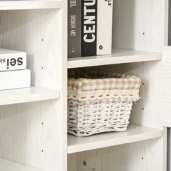 HOMCOM L-Shaped Corner Home Office Computer Desk, Study Table PC Workstation With Storage Shelf, Space Saving -Furniture Specialty Store GUEST 318b57c5 588a 4f15 973e 9fbedf18cde5