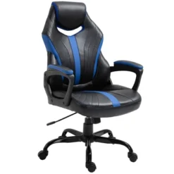 Vinsetto Racing Style Gaming Chair Ergonomic High Back Computer Office Chair PU Leather With 360° Swivel Rocking Adjustable Height Padded Armrest -Furniture Specialty Store GUEST 31af13d5 5328 46ce ade6 8b25696ac0b2