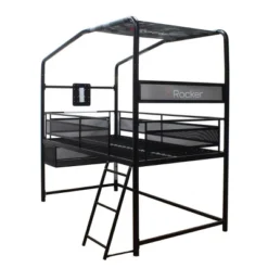 Twin Contra Customizable Mid-Sleeper Gaming Bed With TV Mount For TVs Up To 32" Black - X Rocker -Furniture Specialty Store GUEST 31d6d763 274a 47dc 85d7 1fe50f5da745