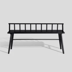 Transitional Low-Back Spindle Entryway Bench - Saracina Home -Furniture Specialty Store GUEST 31e7dde0 f03e 49ae 80f8 c90ccd18516e