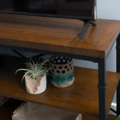 Austin TV Stand For TVs Up To 40" Light Brown - Linon -Furniture Specialty Store GUEST 32309b5a 9a62 49f1 8ffa 8a10ae26a6d4