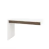 3pc Liber T Home Office Set White/Walnut - Nexera -Furniture Specialty Store GUEST 324a1a1b e485 4e0c a3b9 c0c9b76a3d0b 1