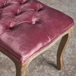 Tassia New Velvet Tufted Bench - Blush - Christopher Knight Home -Furniture Specialty Store GUEST 327f719b c537 4f29 8645 09aa4e876069